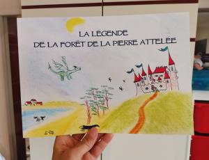 Création d'un livre par les familles de l'Espace Famille
