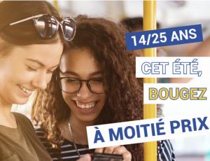 14-25 ans : cet été bougez à moitié prix