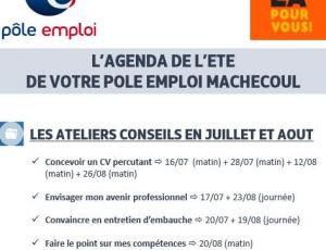 Les Ateliers-Conseils de l'ETE du Pôle emploi Machecoul