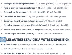   Les Ateliers-Conseils de l'ETE du Pôle emploi Machecoul