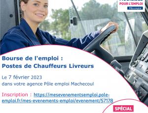 Bourse de l'emploi : Chauffeurs Livreurs