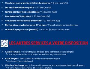 Les Ateliers-Conseils de JUIN du Pôle emploi Machecoul