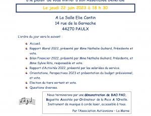 ASSEMBLEE GENERALE CLIC PASS'AGES