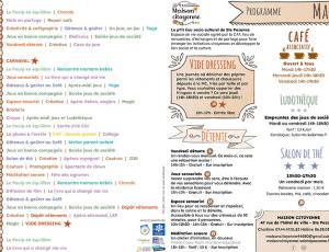Programme du mois de février