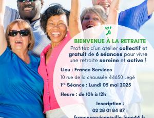 Atelier Bienvenue à la retraite