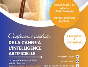 Conférence « De la canne à l’Intelligence Artificielle : La nouvelle ère du bien vieillir chez soi »