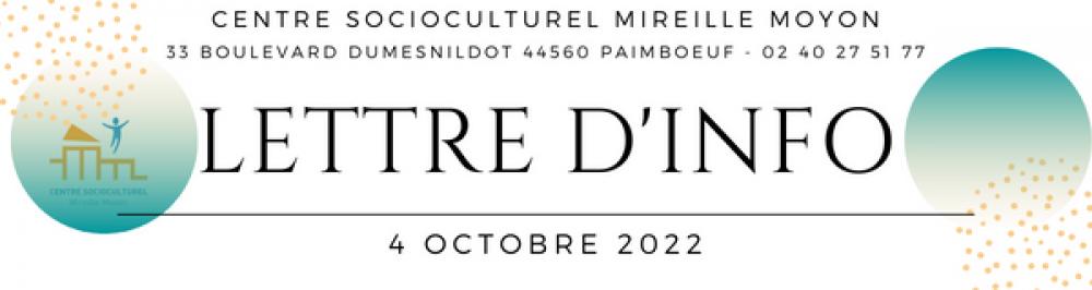 Lettre d'information CSC Mireille MOYON Lettre d'information CSC Mireille MOYON