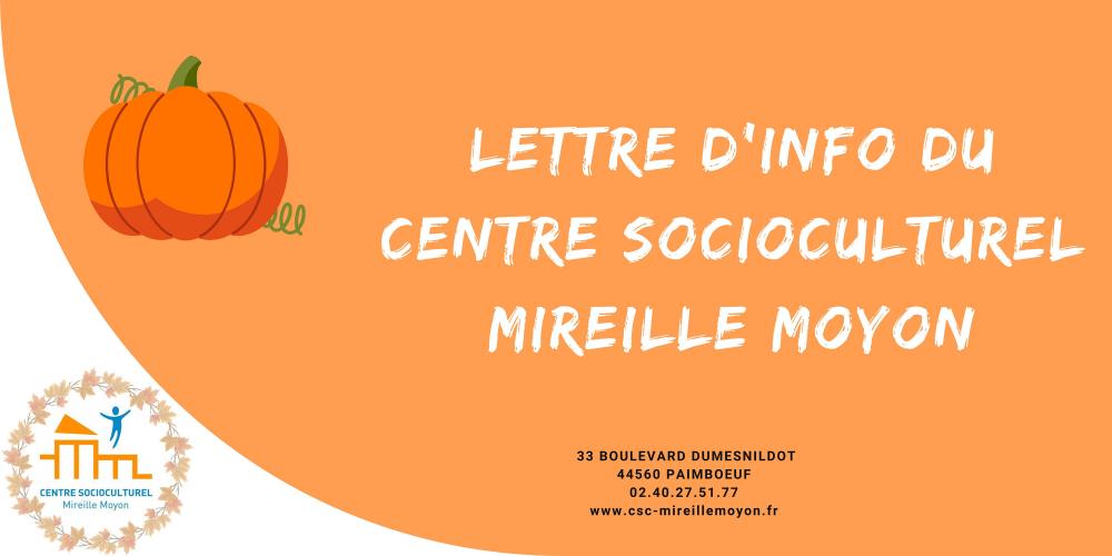 Programme d'activités des vacances d'automne au centre socioculturel Programme d'activités des vacances d'automne au centre socioculturel