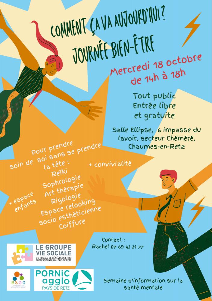 Comment ça va aujourd'hui ? Ateliers bien être Comment ça va aujourd'hui ? Ateliers bien être