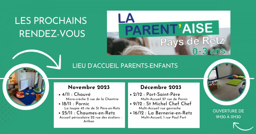 La Parent' Aise - Lieu d'Accueil Enfants Parents 0-3 ans La Parent' Aise - Lieu d'Accueil Enfants Parents 0-3 ans