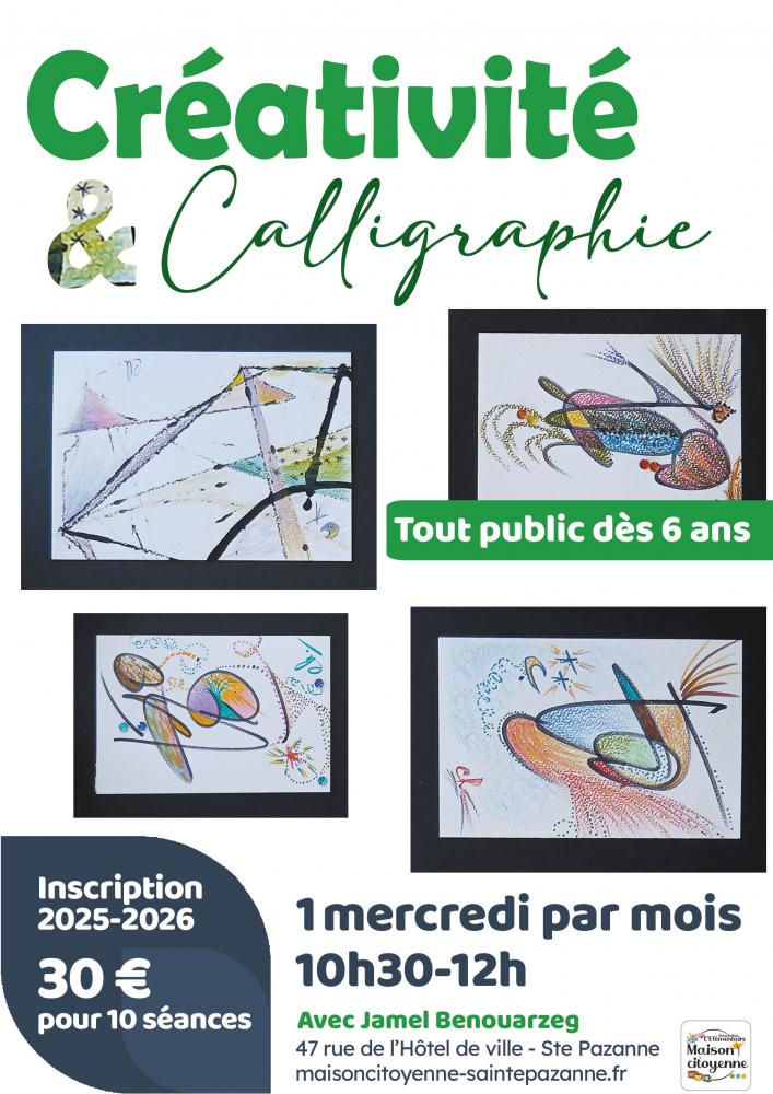 Créativité & calligraphie Créativité & calligraphie