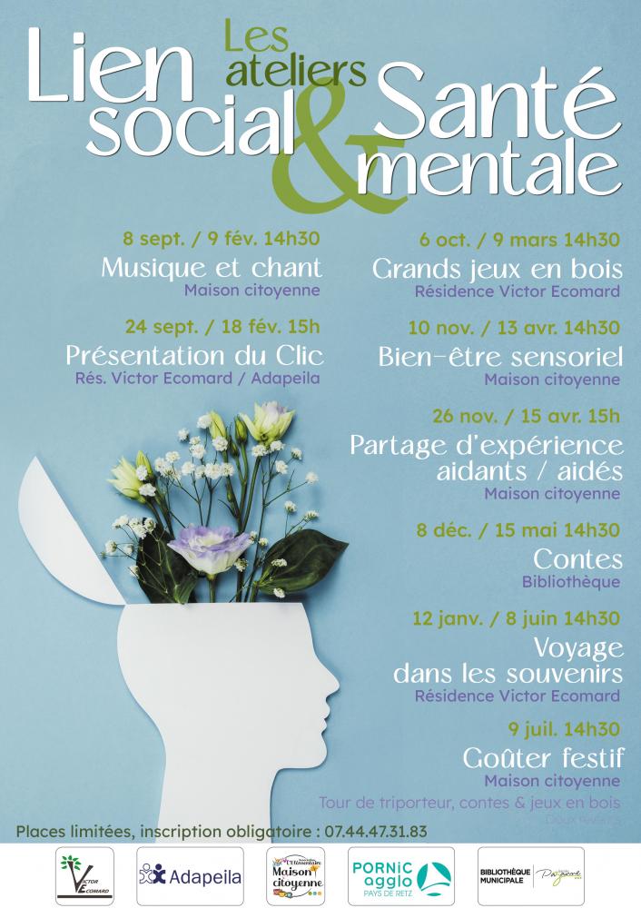 Les ateliers lien social et santé mentale Les ateliers lien social et santé mentale