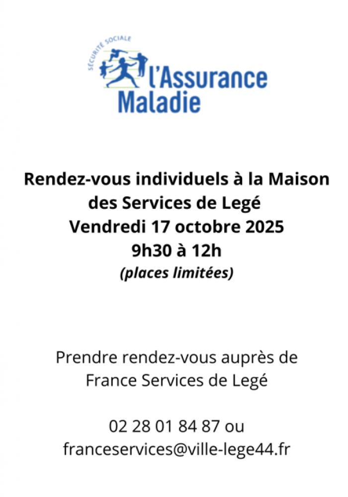 Permanence CPAM sur rendez-vous Permanence CPAM sur rendez-vous