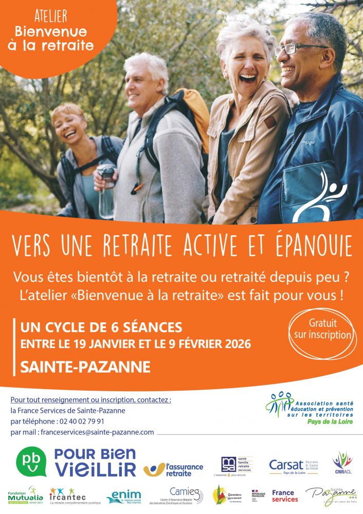 Atelier Bienvenue à la Retraite Atelier Bienvenue à la Retraite